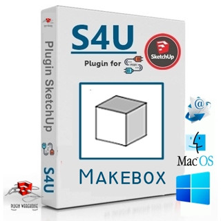 [E45] S4U Makebox 3.1.0 ( ปลั๊กอินสร้างกล่อง ) | Plugin for Sketchup 2017-2023 | Extensions