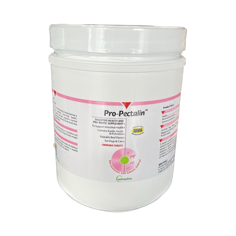 แบ่งขาย แบบเม็ด Pro Pectalin แก้ท้องเสียแมว  ปรับสมดุลลำไส้ สำหรับสุนัขและแมว