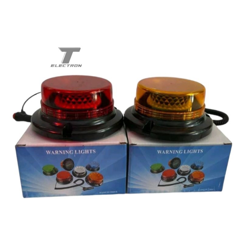 ไฟไซเรน ติดหลังคารถ รุ่น 013 ไฟ 10 W 12-24 V กะพริบได้ หมุนได้