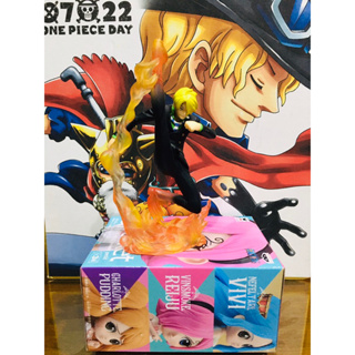 (เอฟเฟค) แท้100% ซันจิ Sanji logbox งานฉาก Supper Effect แมวทอง One piece วันพีช Model โมเดล Figures ฟิกเกอร์