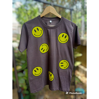 เสื้อสกรีนหน้ายิ้ม Emoji Smile เสื้อเด็ก เสื้อผู้ใหญ่ **สินค้าราคาต่อตัวนะคะ