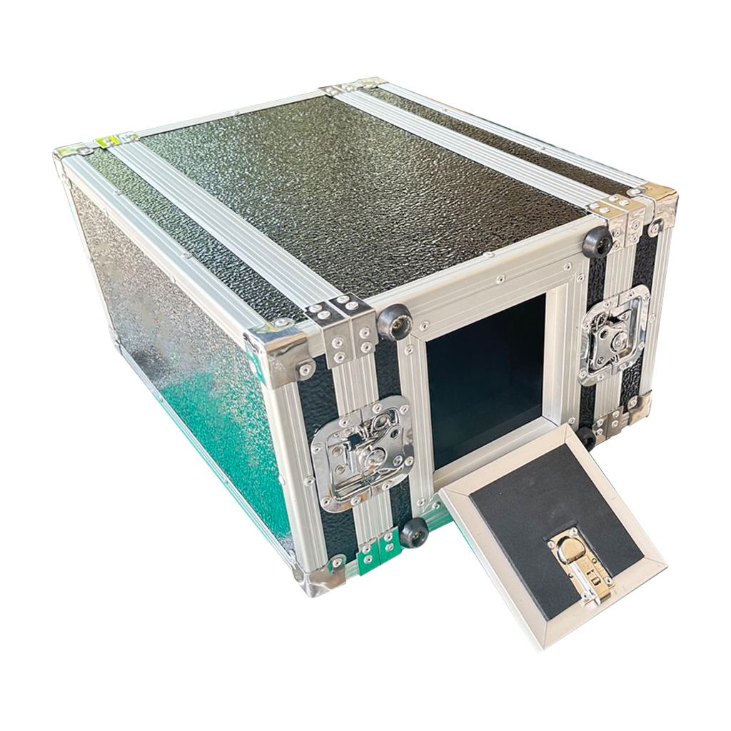 แร็คมิกซ์ Allen&heath AB-168 กล่องมิกซ์ สีดำเรียบ กล่องใส่มิกซ์  กล่องใส่เครื่องเสียง เคสมิกซ์