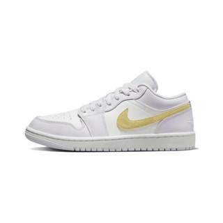 💫คลาสสิกโบราณ Jordan Air Jordan 1 LOw WMNS"BarelyGrape”  "สินค้าพรีออร์เดอร์"”TOP“ตารางสินค้าขายดีของ Nike