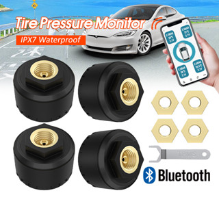 TPMS เครื่องวัดลมยาง บลูทูธ 5.0 ที่วัดลมยาง Tire Pressure Mmnitor ระบบเซนเซอร์ เครื่องตรวจสอบแรงดัน