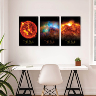 ดวงอาทิตย์ - Sun Poster - NASA ภาพจากนาซ่า our solar system poster series ขนาด 12x18 นิ้ว