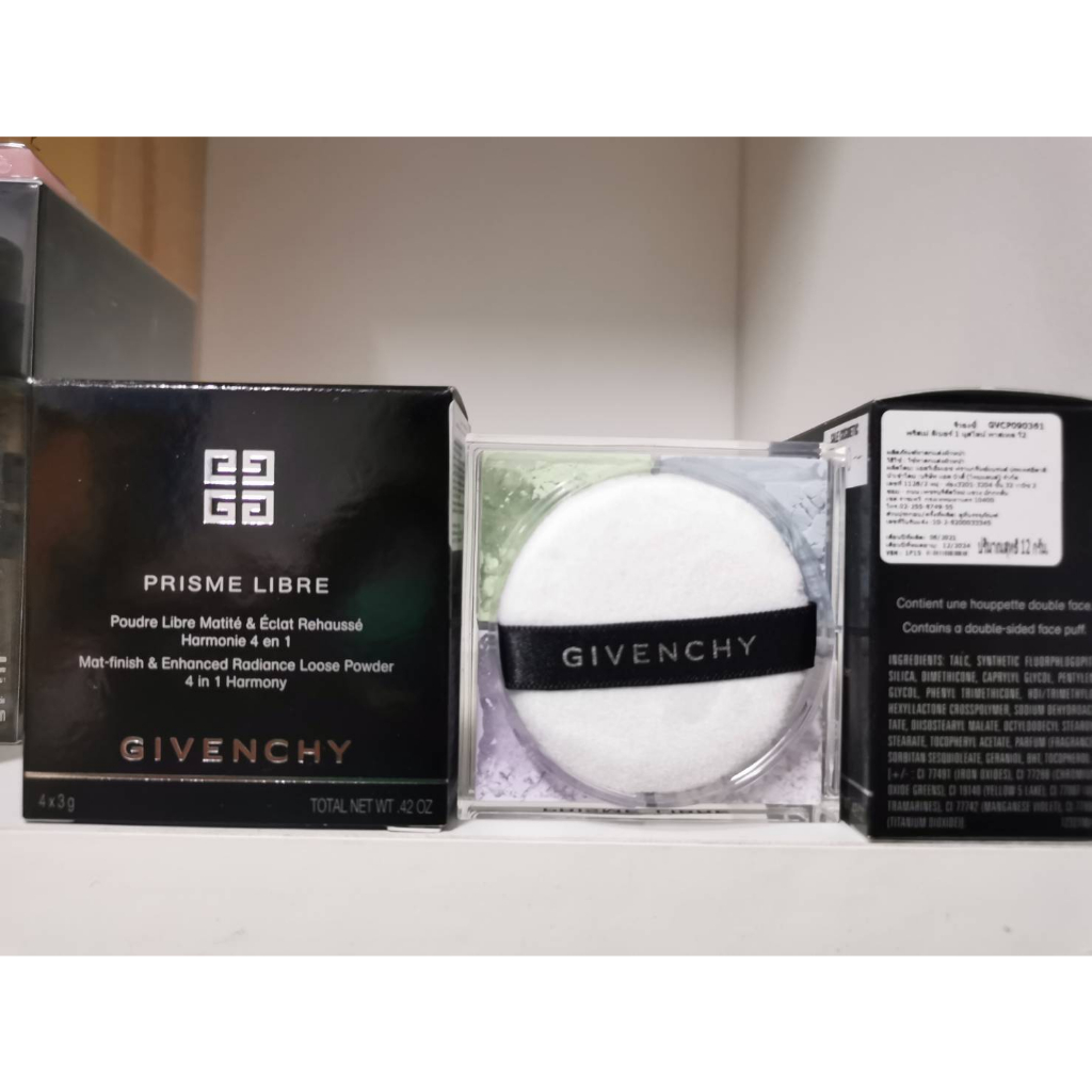 GIVENCHY Prisme Libre Mat-Finish & Enhanced Radiance Loose Powder 4 In 1 #1 Mousseli Pastel 4x3g.