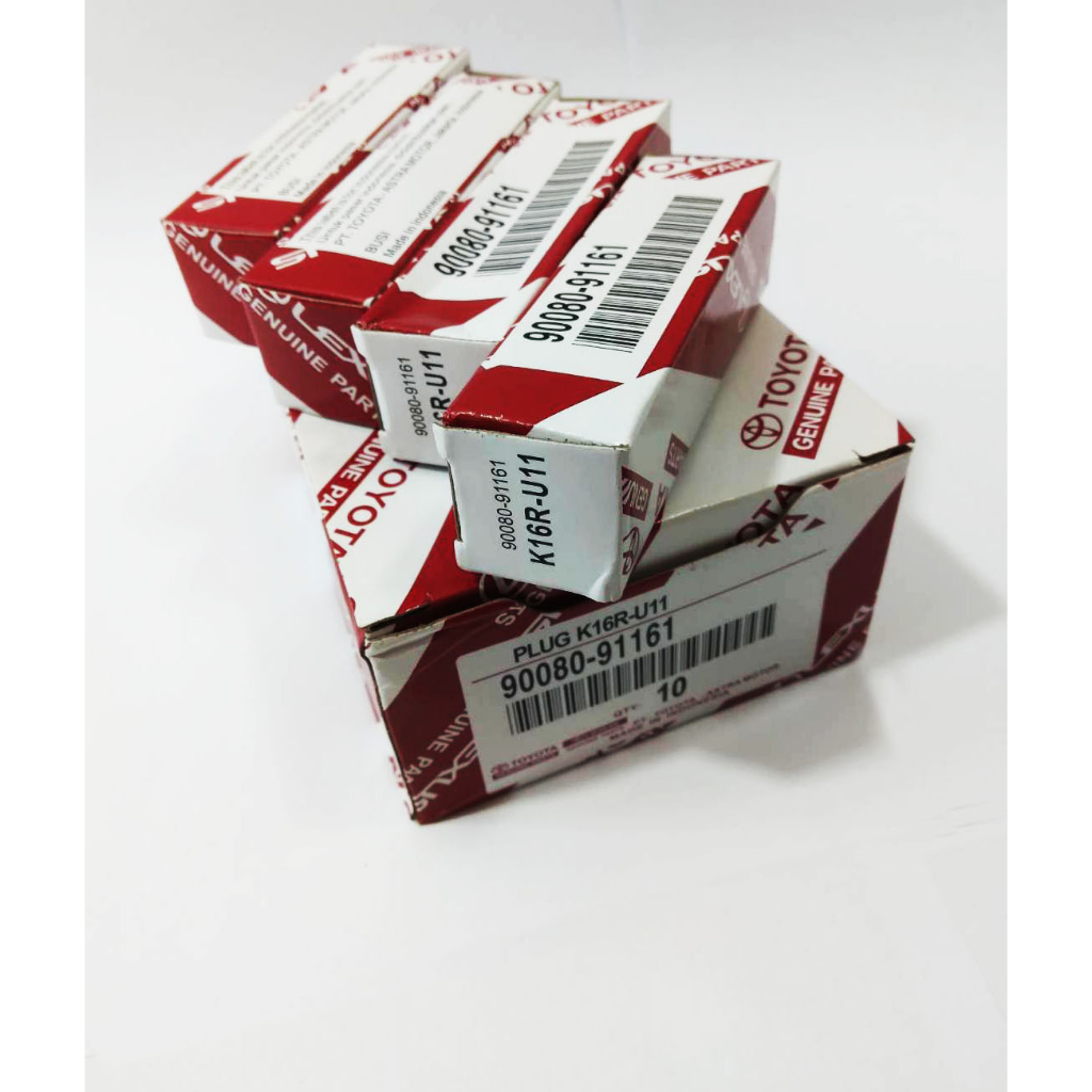 (1ชุด 4 หัว) หัวเทียนโตโยต้าของแท้ ห้าง ศูนย์ 100%  K16R-U11, K20RU, Q16RU, Q20RU, QR-9XZF, K20CD5HJ