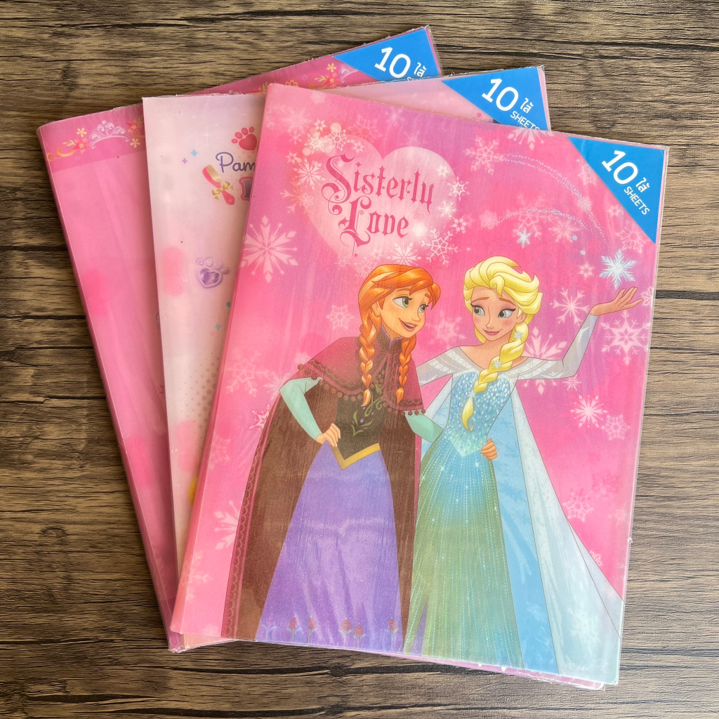 แฟ้มโฮลเดอร์ A4 พร้อมไส้ 10 แผ่น แฟ้มโชว์เอกสารลายดิสนี่ย์ Disney งานลิขสิทธิ์แท้ แบบเพิ่มไส้ได้ - รูปที่ 7