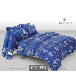 FOUNTAIN ชุดเครื่องนอน ผ้าปู+นวม ขนาด 6 ฟุต FTC130