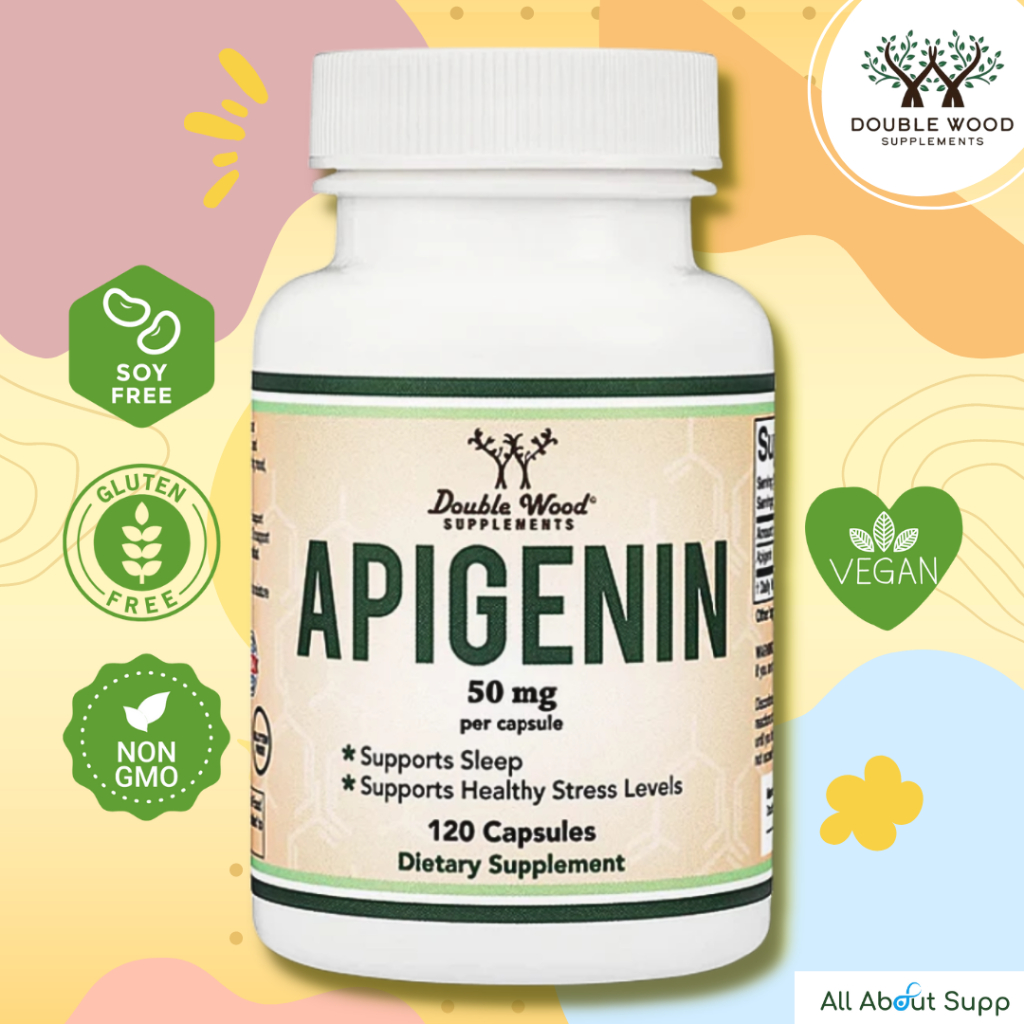 Apigenin by DoubleWood ?กระตุ้นการนอนหลับ ช่วยลดระดับฮอร์โมนความเครียด?