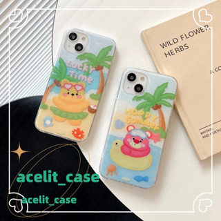 ❤️ส่งของขวัญ❤️ เคสไอโฟน 11 12 13 14 Pro Max สไตล์คู่รัก ความนิยม การ์ตูน แฟชั่น ความคิดสร้างสรรค์ Case for iPhoneป้องกัน