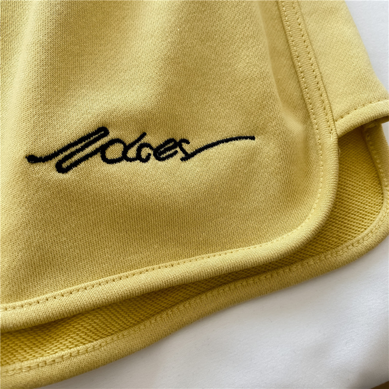 NINGFASHION กางเกงขาสั้นเอวยางยืดผู้หญิง กางเกงทรงสายฝอปักลาย รุ่น K666 ราคา ถูกที่สุด ดีลบีเคเค แกลเลอรีภาพที่ 7