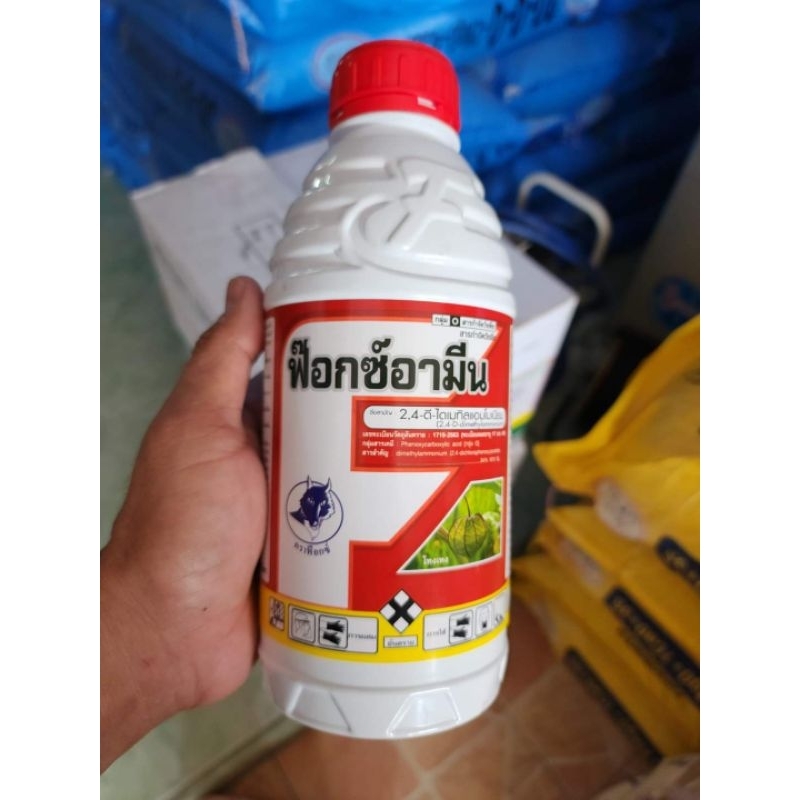 ฟ๊อกซ์อามีน 1L. ผักบุ้ง ใบกว้างในนา อ้อย ชนิดกลิ่นไม่แรง