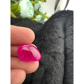 lab pink Ruby 13x19mm pear shape 1 pieces weight 19 carats