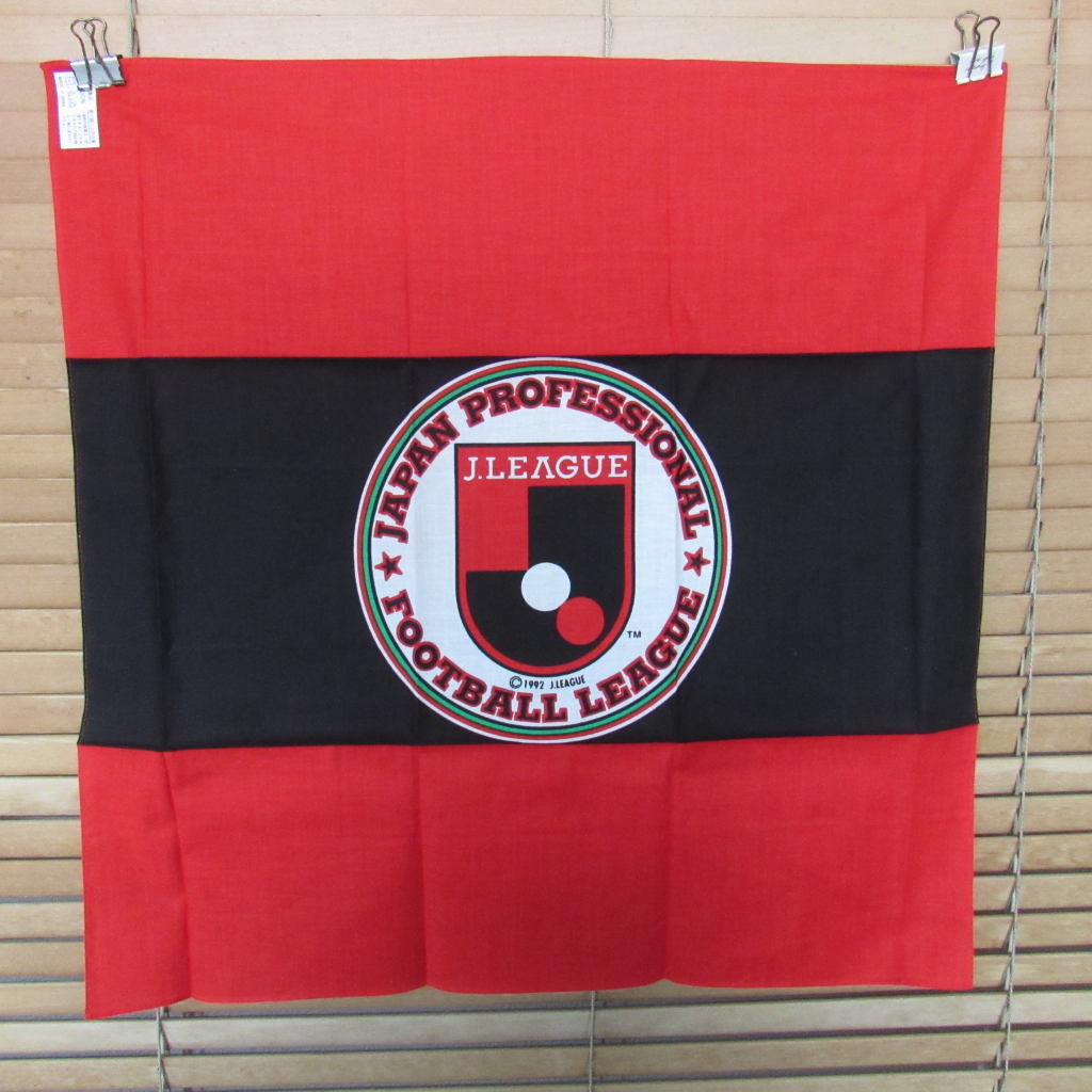 J League Bandana 1992 Japan Football League 20" x 19.5" inches Cotton ของแท้จากญี่ปุ่น