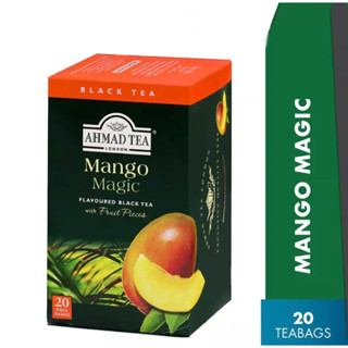 ชาผลไม้ รสมะม่วง Ahmad Tea Mango Magic (20 Teabags) Halal Certified