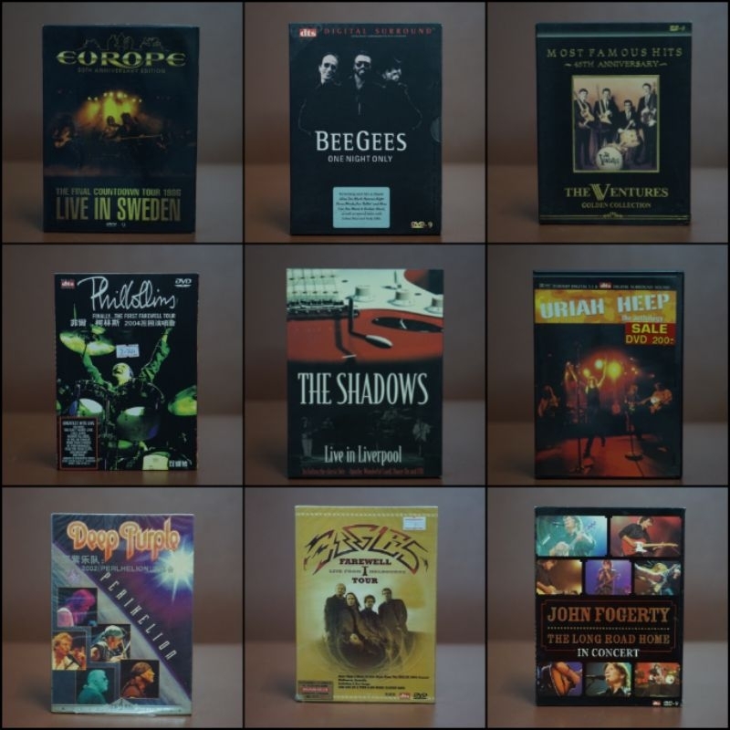 DVD คอนเสิร์ต​ เพลงสากล ศิลปิน​ต่างประเทศ​