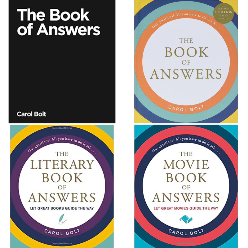 [หนังสือ] The Book Of Answers Carol Bolt ภาษาอังกฤษ movie literary answer english tarot oracle deck 