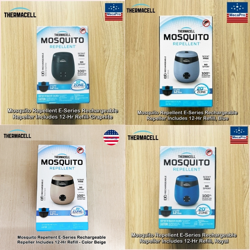 Thermacell® Mosquito Repellent E-Series Rechargeable Repeller Includes 12-Hr Refill เครื่องไล่ยุง แบ