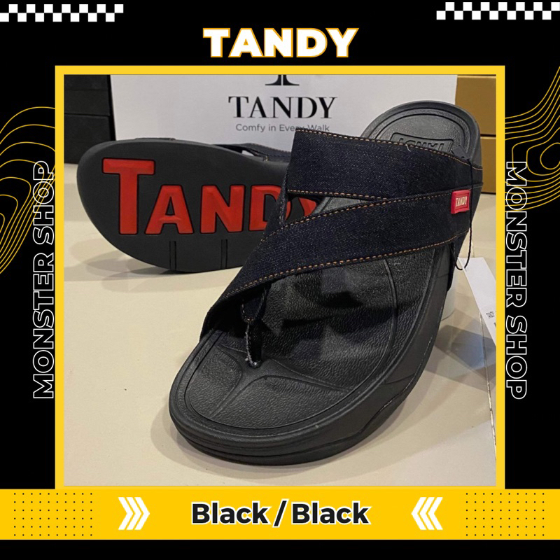 รองเท้า Tandy | Weave Denim : Black/Black