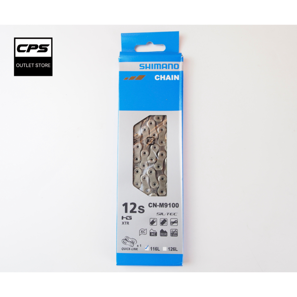 โซ่จักรยาน Shimano รุ่น XTR 12-Speed CN-M9100 116L / 1 อัน