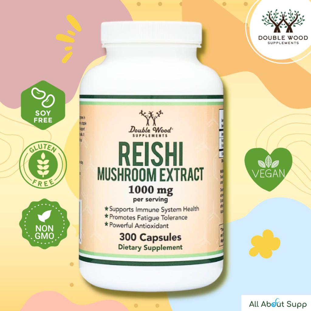 Reishi Mushroom Extract เห็ดหลินจือ เสริมสร้างระบบภูมิคุ้มกัน สารต้านอนุมูลอิสระ