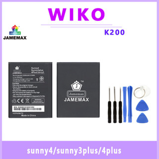 JAMEMAX แบตเตอรี่สำหรับ WIKO sunny4/sunny3plus/4plus Model K200 คุณภาพระดับพรีเมี่