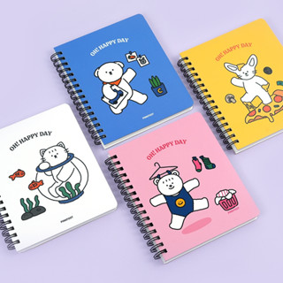 Ccomang Notebook M สมุดโน้ตมีเส้น สันห่วง