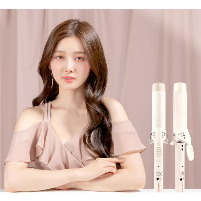 🦄 NEW VODANA Glamwave curling iron lvory mood