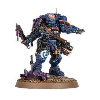 Warhammer 40k : Space Marines : Lieutenant with Combi-Weapon