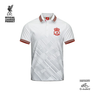 เสื้อโปโลแขนสั้น ผ้าโพลี  Liverpool รุ่น LFC-PHG014WH