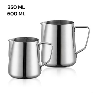 เหยือกตีฟองนม ถ้วยตีฟองนม เหยือก สแตนเลส ตีฟองนม 350ml/600ml milk Frothing Pitcher Stainless A.Selt