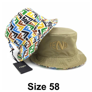 FENDI Bucket Hat ของแท้ 100% [ส่งฟรี]