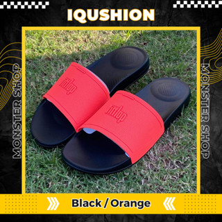 Fitflop IQUSHION : ดำ/คาดส้ม