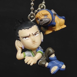 🇯🇵🥷 Naruto Shippuden Keychain Nara Shikamaru and Pakkun พวงกุญแจ นารา ชิกะมารู กับ ปั๊คคุง