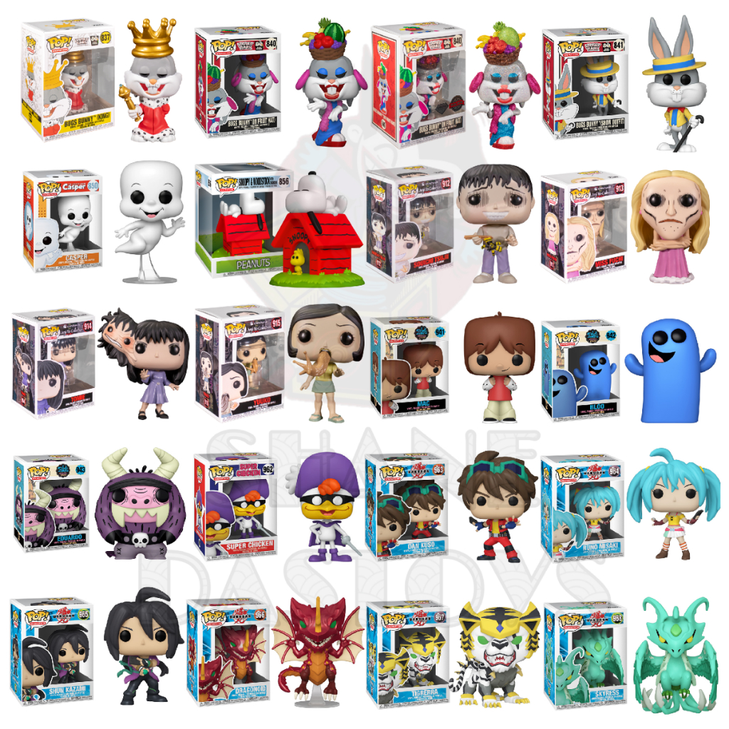 {PRE-ORDER} Funko Pop! ANIMATION : Looney Tunes, Casper, Snoopy, Junji Ito, Foster Imagination, Supe