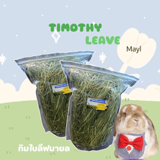 ทิมโมธีแบบใบ Timothy leave ยี่ห้อมายลใบอ่อน กินง่าย สำหรับกระต่ายกินทิมโมธียาก ให้เสริมระหว่างวัน ทิมโมธีเกรดสวย