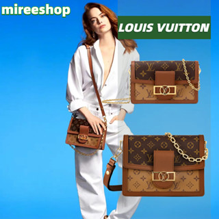 🍒หลุยส์วิตตอง Louis Vuitton กระเป๋ารุ่น Mini MM Dauphine