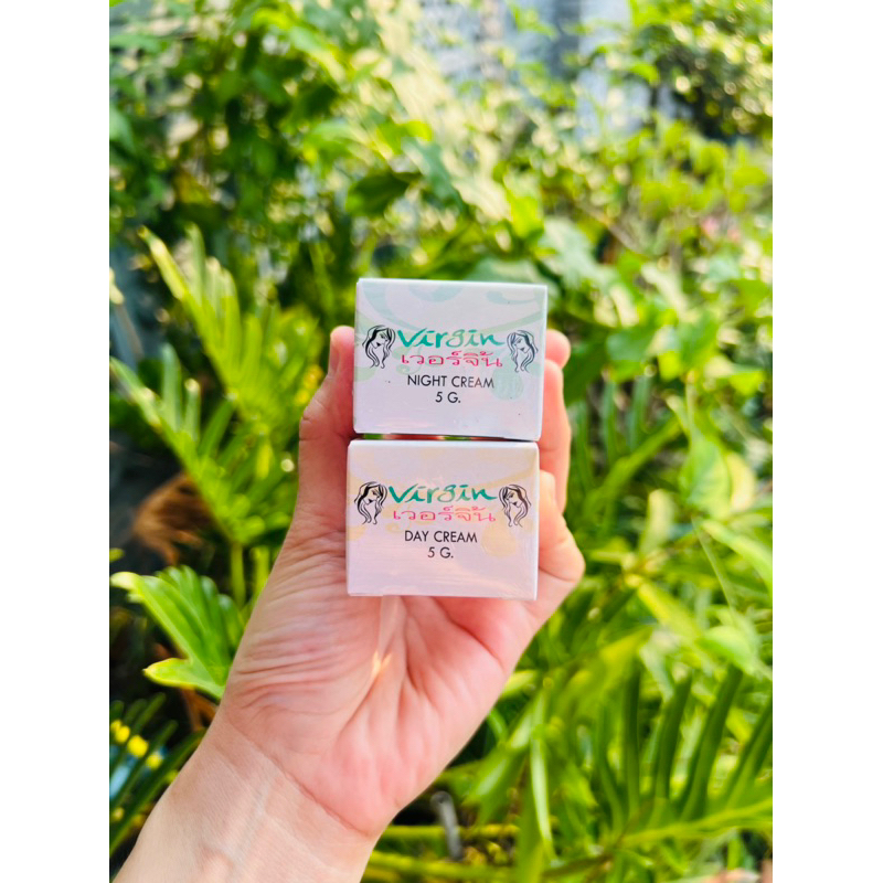 ครีมเวอร์จิ้น​ 5กรัม​ 2 ชิ้น​ ของแท้