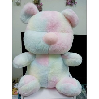 ตุ๊กตาหมีแบร์บริค สีรุ้ง(ชมพู) ขนาด 40 cm