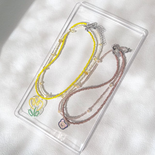 Handmade necklece set ( 2เส้น)