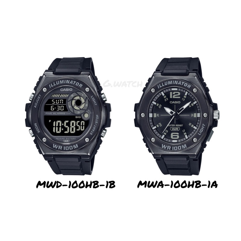 CASIO ของผู้ชาย รุ่น MWA-100HB/ MWD-100HB