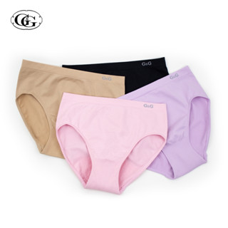 G&amp;G Underwear : กางเกงใน ทรงบิกินี่ ทอไร้ตะเข็บ รุ่น EU0009 มี 4 สี