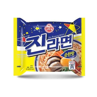 ottogi jin ramen มาม่าเผ็ดเกาหลี 오뚜기 진라면 spicy 120 g มาม่าจินBTS