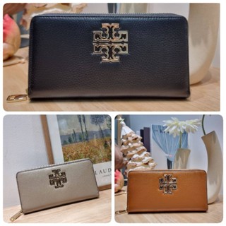 TORY BURCH BRITTEN ZIP CONTINENTAL WALLET กระเป๋าสตางค์ใบยาว