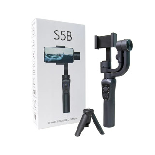 Gimbal Stabilizer S5B กล้อง  ขาตั้งกล้องการติดตามใบหน้าผ่าน App Selfie Stick Gimbal Stabilizer