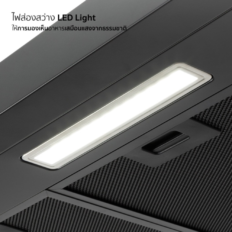 (EVE) เครื่องดูดควันติดผนัง HC-SHADOW-90 PLUS + เตาแก๊สผสมอินฟราเรด GS70-1RR1IR/3DG ฟรีท่อลม 1.5 เมตร - รูปที่ 2