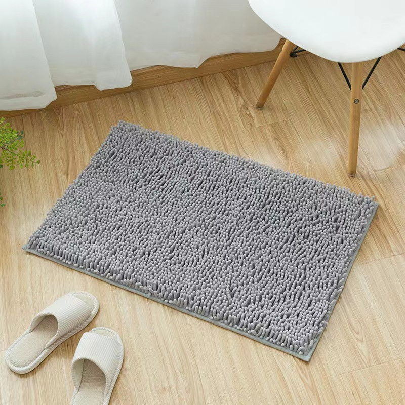 พรมเช็ทเท้าพรมตัวหนอน พรมตกแต่งห้อง พรมปูพื้น40*60CM,50*80CM ผ้าเช็คเท้าซึมซับน้ำได้ดี กันเลื่น