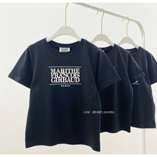 Marithe Classic Logo Tee Black (Kids)