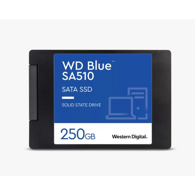 250GB SSD (เอสเอสดี) WD SA510 BLUE SATA 2.5" SATA  WDS250G3B0A (รับประกัน5ปี)